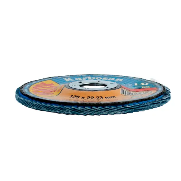 Круг лепестковый конический  KARBOSAN Comfort Line LD ZXR11 125х22мм Р80